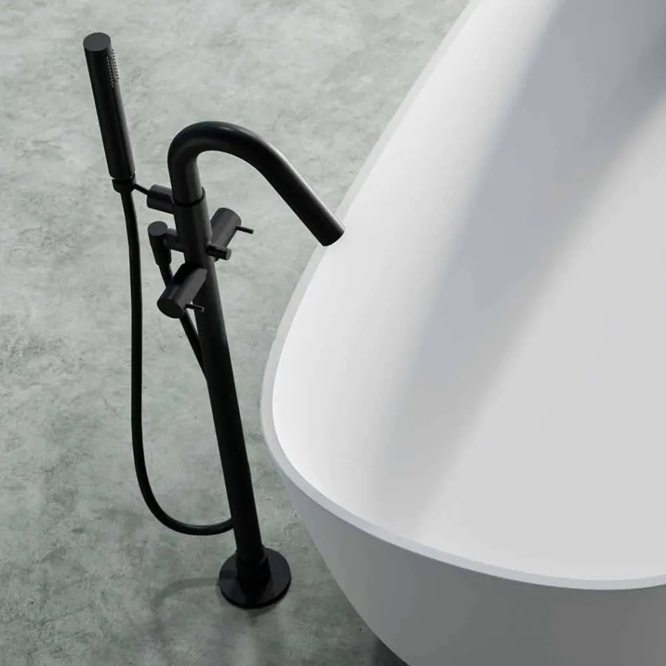 Baignoire À Poser, Design Solid Surface Glossy / Matte - Veil Viadurini