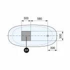 Baignoire À Poser, Design Solid Surface Glossy / Matte - Veil Viadurini