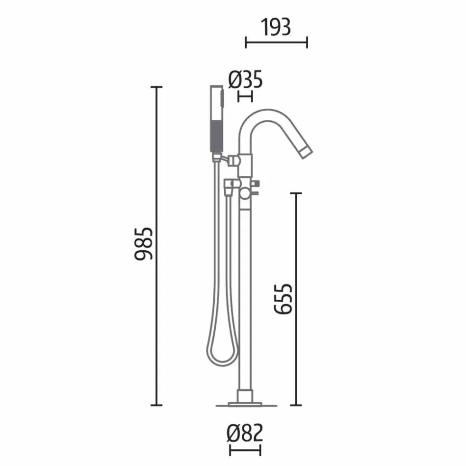 Baignoire À Poser, Design Solid Surface Glossy / Matte - Veil Viadurini