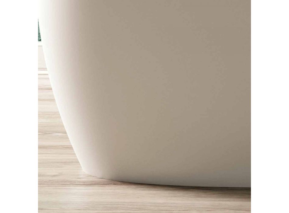 Baignoire À Poser, Design Solid Surface Glossy / Matte - Veil Viadurini