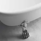 Baignoire À Poser, Design Victorien En Solid Surface - Rain Viadurini