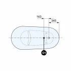 Baignoire À Poser, Design Victorien En Solid Surface - Rain Viadurini