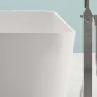 Autoportant Design Moderne Blanc Brillant ou Mat - Visage Viadurini