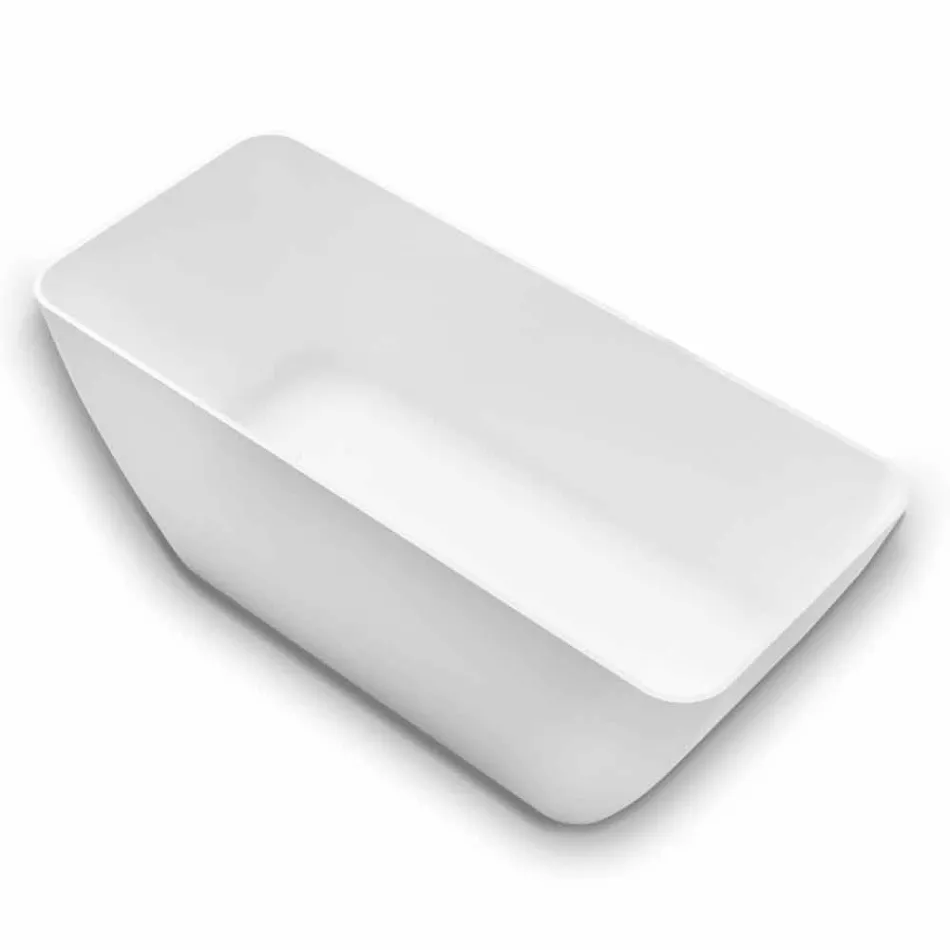 Autoportant Design Moderne Blanc Brillant ou Mat - Visage Viadurini