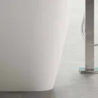 Autoportant Design Moderne Blanc Brillant ou Mat - Visage Viadurini