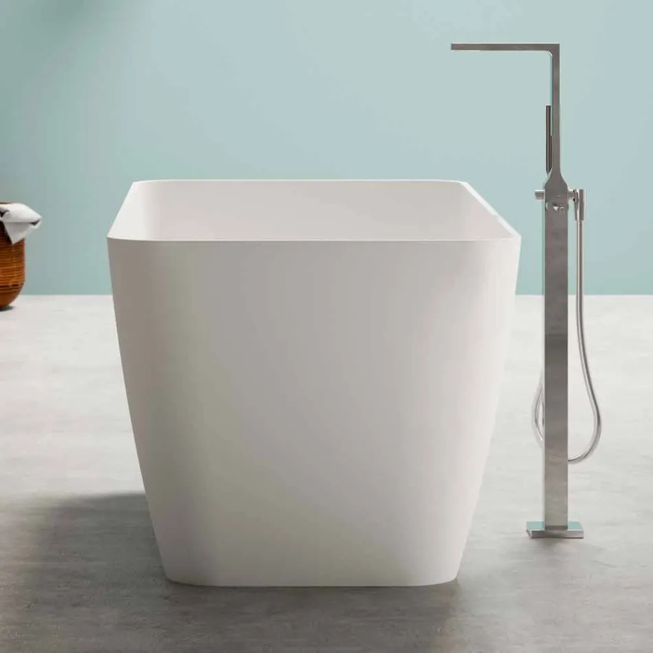 Autoportant Design Moderne Blanc Brillant ou Mat - Visage Viadurini