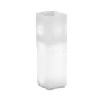Lambo - Vase colonne lumineux d'extérieur en polyéthylène, fabriqué en Italie Viadurini