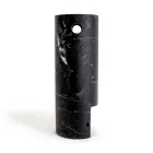 Vase en forme de visage en marbre satiné fabriqué en Italie - Asahi Viadurini