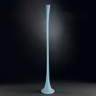 Grand Vase d'Intérieur en Verre Coloré Design Moderne Fabriqué en Italie - Elviro Viadurini