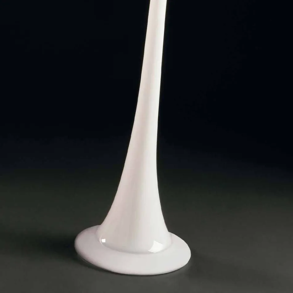 Grand Vase d'Intérieur en Verre Coloré Design Moderne Fabriqué en Italie - Elviro Viadurini