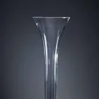 Grand Vase d'Intérieur en Verre Transparent et Blanc Fabriqué en Italie - Ludovico Viadurini