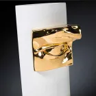 Grand Vase en Céramique Blanche avec Détails Colorés Fabriqué en Italie - Monte Viadurini