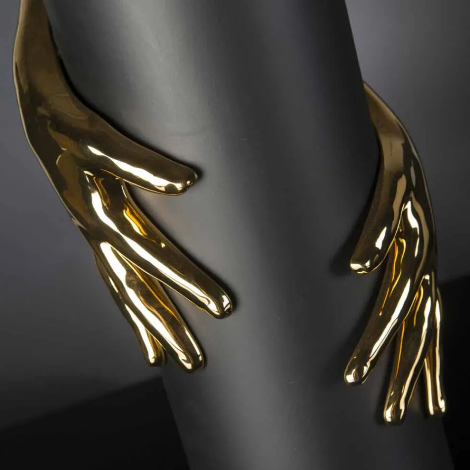 Grand vase d'intérieur en céramique fabriqué à la main en Italie - Monte Viadurini