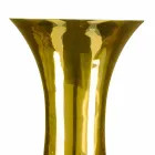 Vase Artisan en Verre Soufflé Blanc ou Or 24k Fabriqué en Italie - Canberra Viadurini