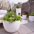 Vase avec éclairage LED ou solaire Design moderne de différentes tailles - Svasostar Viadurini