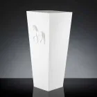 Vase de cube design moderne 100% Made in Italy Cody Viadurini