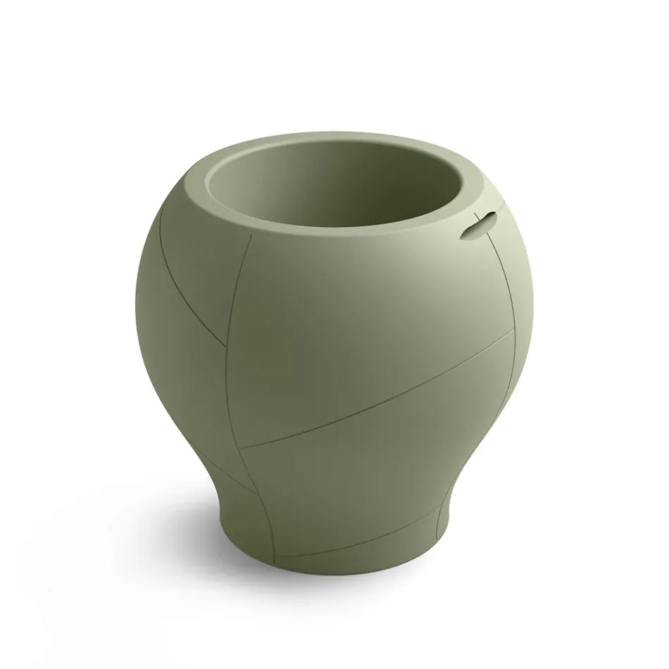 Vase d'extérieur en polyéthylène, disponible en différentes finitions et tailles, fabriqué en Italie - Loto Viadurini