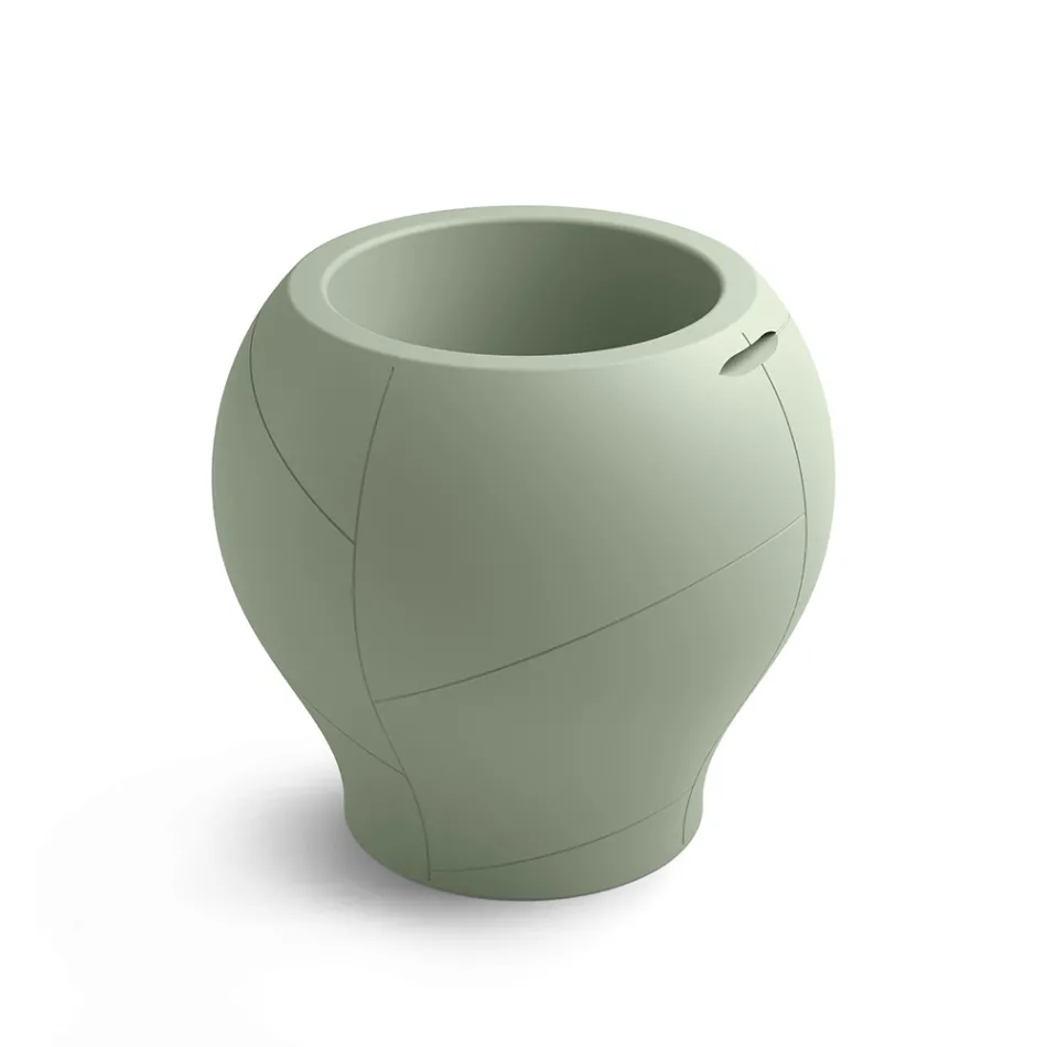 Vase d'extérieur en polyéthylène, disponible en différentes finitions et tailles, fabriqué en Italie - Loto Viadurini