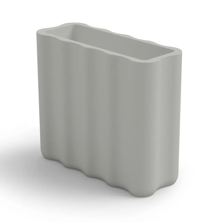 Vase d'extérieur en polyéthylène coloré 2 tailles fabriqué en Italie - Barbia Viadurini