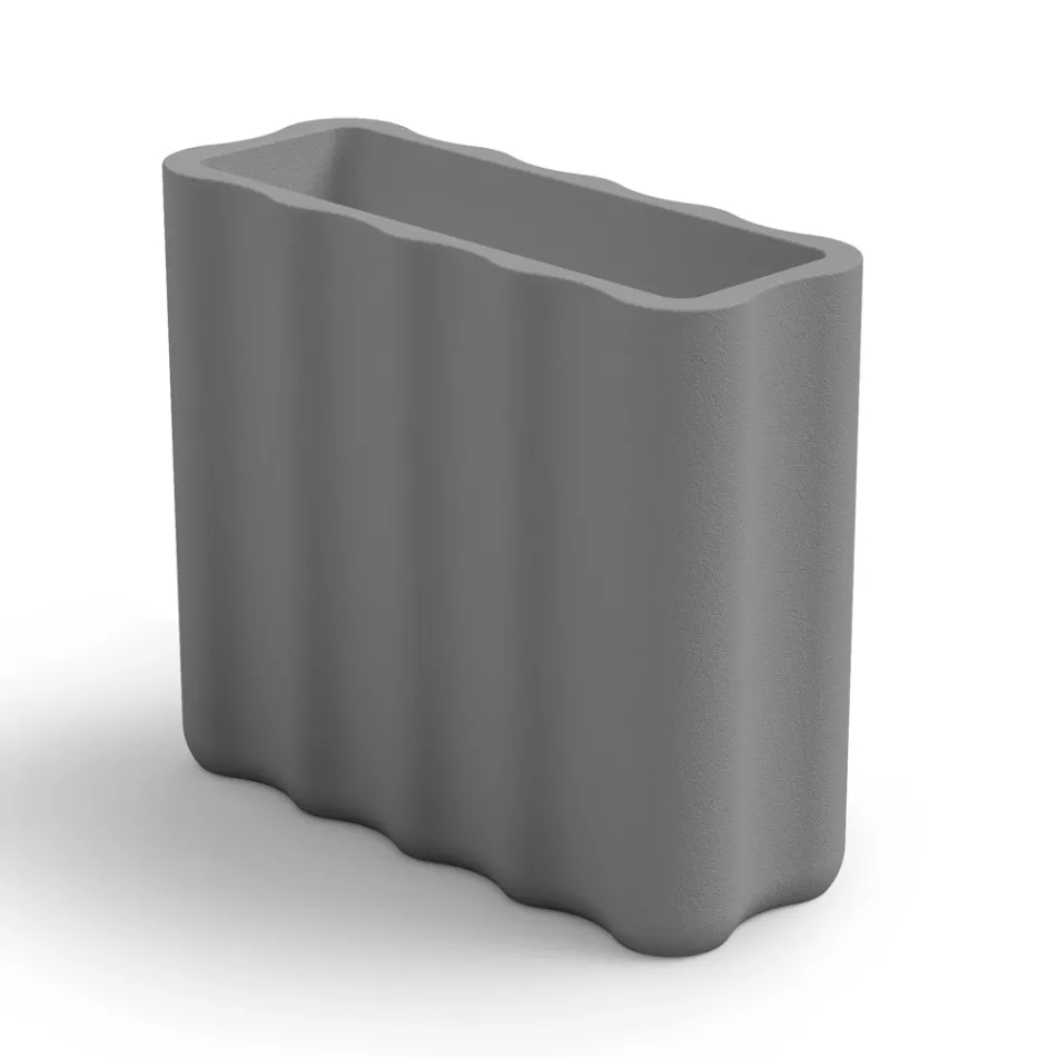 Vase d'extérieur en polyéthylène coloré 2 tailles fabriqué en Italie - Barbia Viadurini