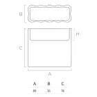 Vase d'extérieur en polyéthylène coloré 2 tailles Made in Italy - Barbia Viadurini