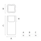 Vase d'extérieur en polyéthylène coloré 2 tailles Made in Italy - Barbia Viadurini