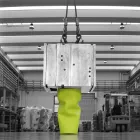 Vase d'extérieur en polyéthylène de couleur mate fabriqué en Italie - Fier Viadurini