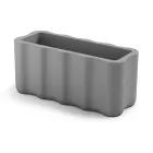 Vase d'extérieur en polyéthylène coloré fabriqué en Italie - Messy Viadurini