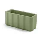 Vase d'extérieur en polyéthylène coloré fabriqué en Italie - Messy Viadurini