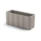 Vase d'extérieur en polyéthylène coloré fabriqué en Italie - Messy Viadurini