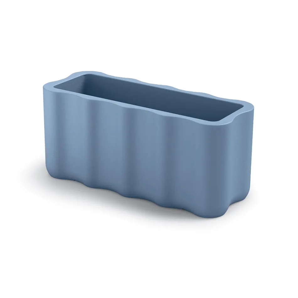 Vase d'extérieur en polyéthylène coloré fabriqué en Italie - Messy Viadurini