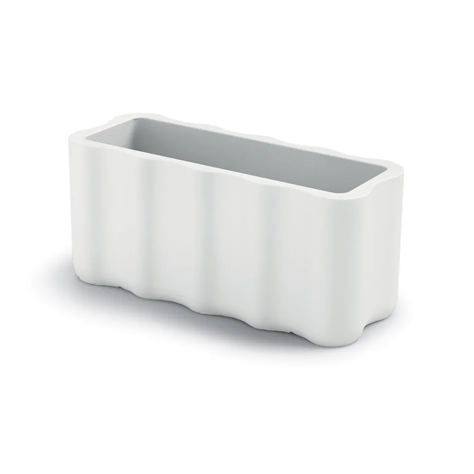 Vase d'extérieur en polyéthylène coloré fabriqué en Italie - Messy Viadurini