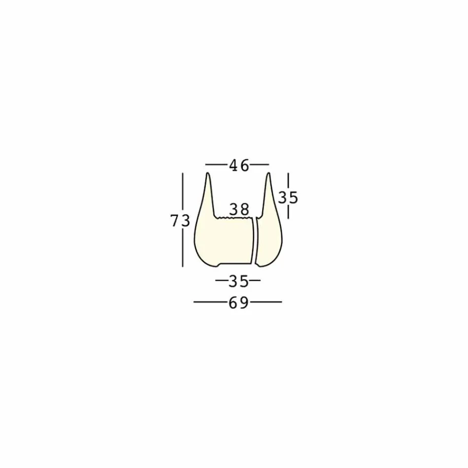 Vase Drop design lumineux d'extérieur en polyéthylène fabriqué en Italie - Monita Viadurini