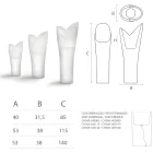 Vase d'extérieur lumineux en polyéthylène blanc fabriqué en Italie - Galileo Viadurini