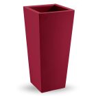 Vase d'extérieur carré en polyéthylène coloré Made in Italy - Marilard Viadurini