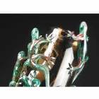 Vase d'intérieur fait main en verre coloré avec geckos Made in Italy - Geco Viadurini