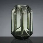 Vase d'intérieur en verre poli fabriqué à la main en Italie - Flock Viadurini