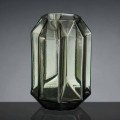 Vase d'intérieur en verre poli fabriqué à la main en Italie - Flock