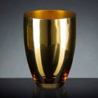 Vase d'intérieur en verre soufflé finition dorée fait à la main en Italie - Taka Viadurini