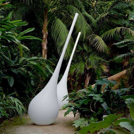 Vase décoratif au sol pour plastique extérieur ou intérieur - Ampoule par Myyour Viadurini