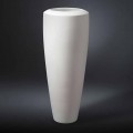 Grand vase décoratif en céramique blanche fabriqué en Italie - Jacky