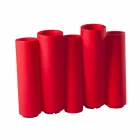 Vase décoratif de couleur Slide Bamboo design moderne fabriqué en Italie Viadurini