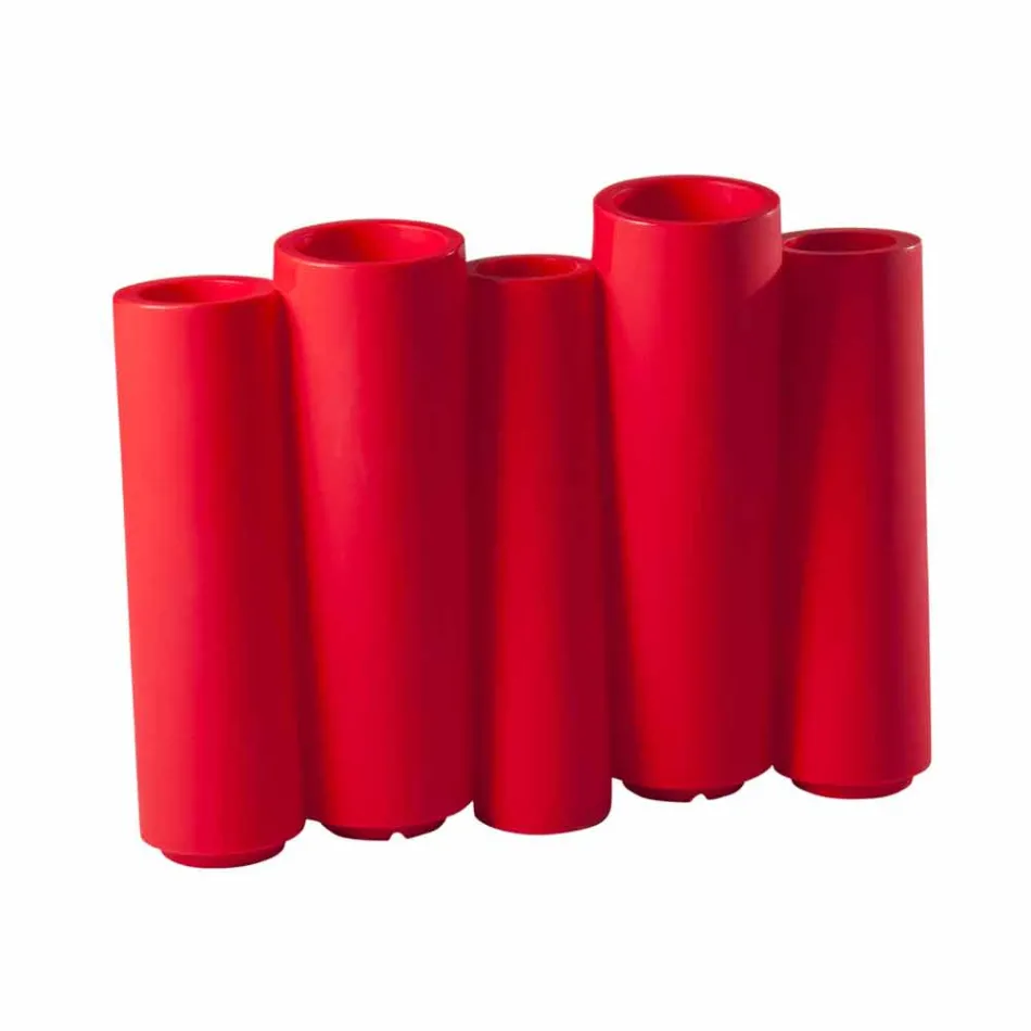 Vase décoratif de couleur Slide Bamboo design moderne fabriqué en Italie Viadurini