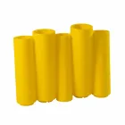 Vase décoratif de couleur Slide Bamboo design moderne fabriqué en Italie Viadurini