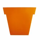 Vase décoratif coloré Slide Le vase moderne en polyéthylène fabriqué en Italie Viadurini