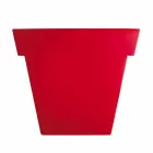 Vase décoratif coloré Slide Le vase moderne en polyéthylène fabriqué en Italie Viadurini