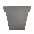 Vase décoratif coloré Slide Le vase moderne en polyéthylène fabriqué en Italie Viadurini