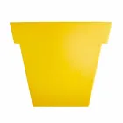 Vase décoratif coloré Slide Le vase moderne en polyéthylène fabriqué en Italie Viadurini