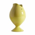 Vase design décoratif en forme de poisson roi en céramique Made in Italy - Rey Viadurini