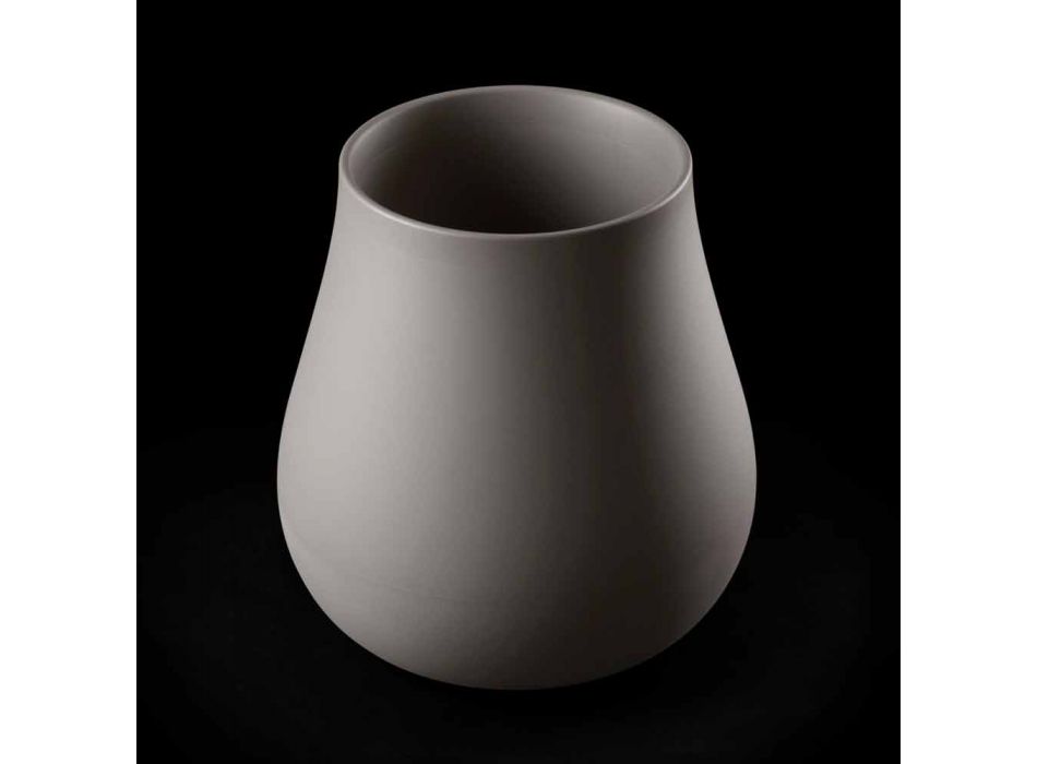 Vase Drop design décoratif en polyéthylène Made in Italy - Monita Viadurini